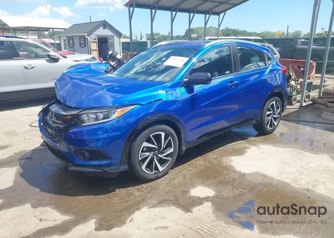 2019 Honda Hr-V Sport из США, поврежденный, VIN 3CZRU6H12KG711056
